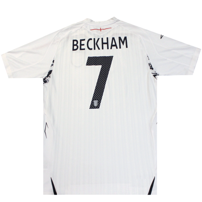 England 2008-2009 Home Shirt David Beckham 7 (Excellent) XL
