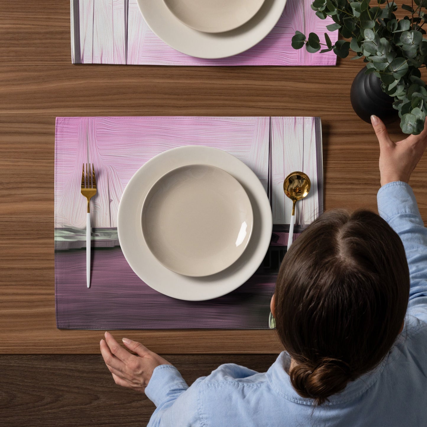 The Sleeping Yachts (at Evening) - Placemat Set