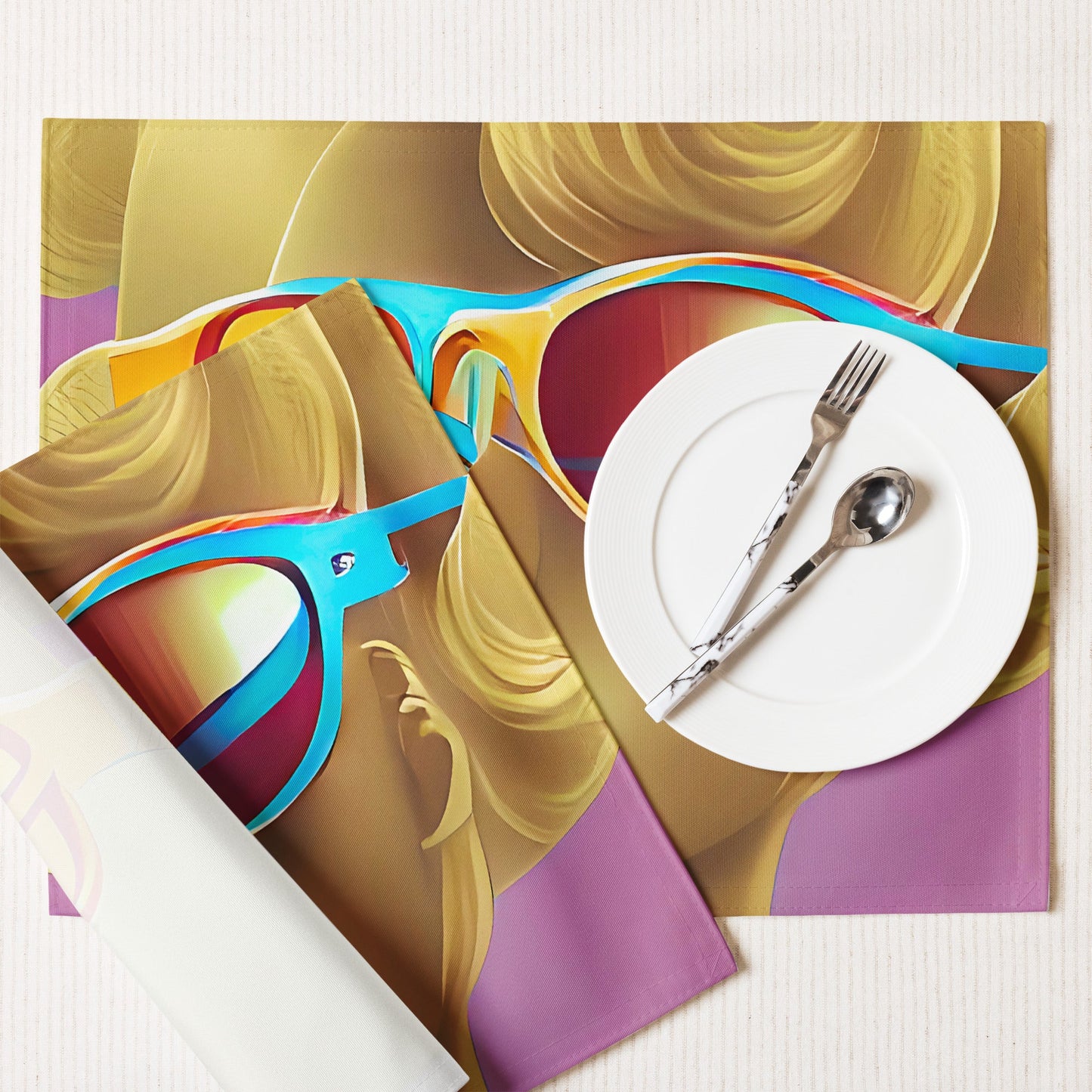 Retro Cool Pink - Placemat Set