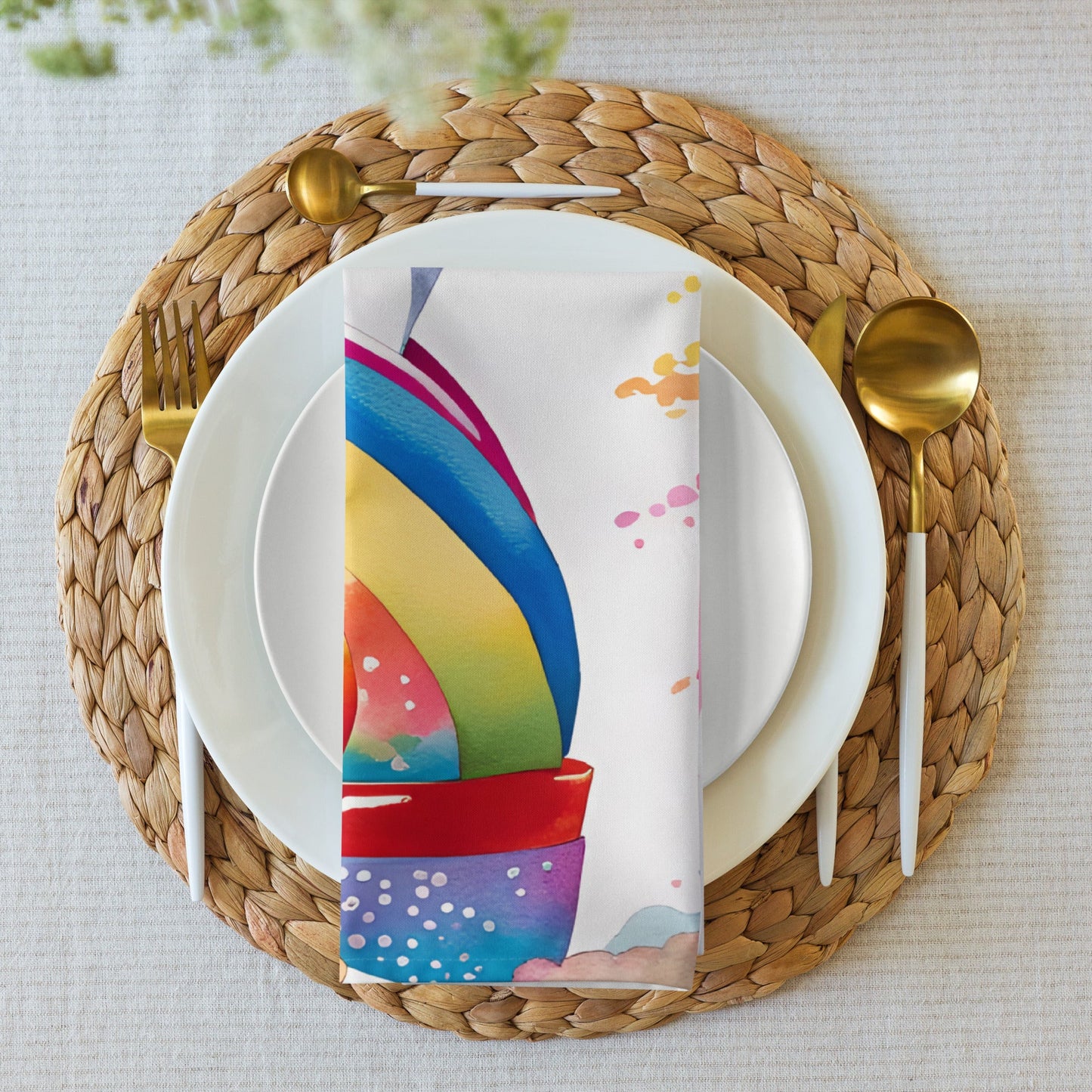 Geisha Girl - Cloth Napkin Set