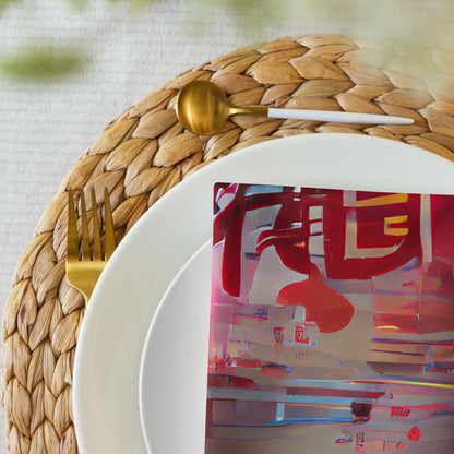 Half Black Half Báijiǔ - Cloth Napkin Set