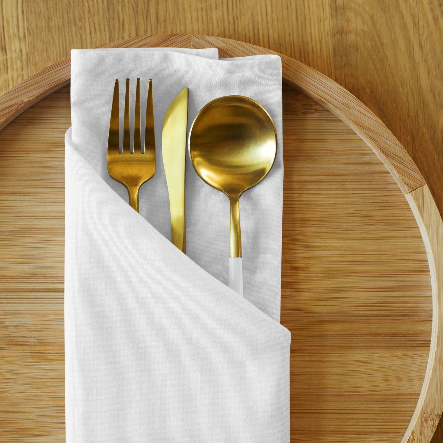 iSAW White Cloth Napkin Set - iSAW Company
