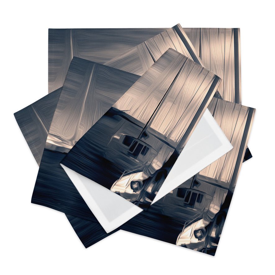 The Sleeping Yachts (at Sunrise) - Placemat Set