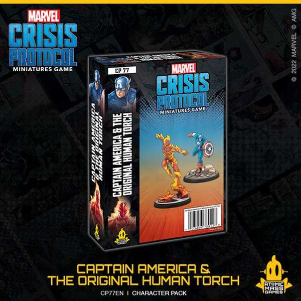 Marvel Crisis Protocol: Captain America and the Original Human Torch