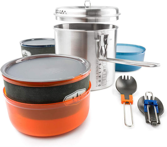 GSI Outdoors Glacier Stainless Dualist VII Camp Kitchen Set