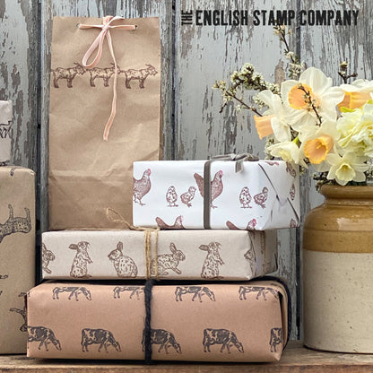 The English Stamp Company Wrapping Paper Pack