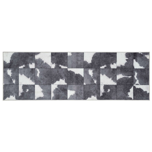 Faux Hides Rug Black and White