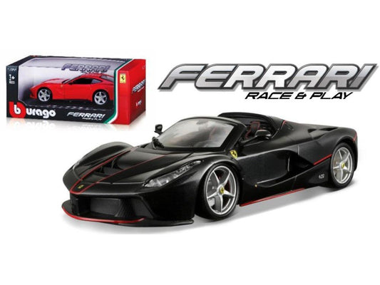 Ferrari Laferrari Aperta Black 1:24 Scale Bburago Model Car