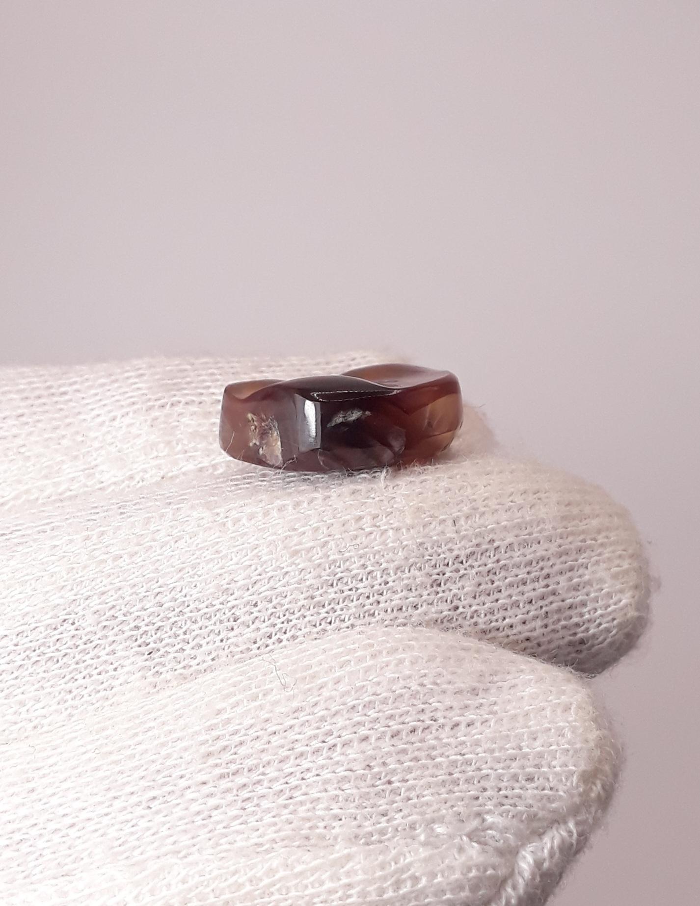 13.2ct Mexican Fire Agate, Rare Fire Agate - Golden Fire Agate, Perfect gemstone Gift, Rare Gemstone than Diamonds, Dimensions - 18x14mm
