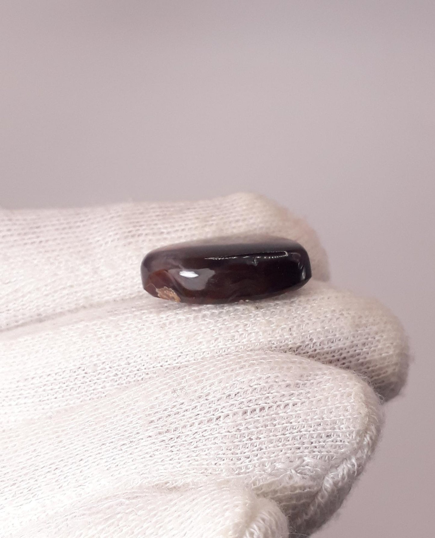 20ct Fire agate Loose cabochon - Rainbow Fire Agate - Mexican Fire Agate,  Rare Fire Agate - Rare Gemstone than Diamonds, Dimensions - 22x16.5mm