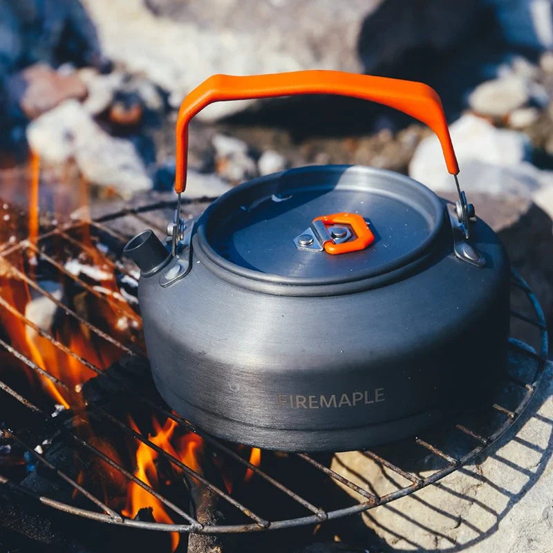 FireMaple Feast T3 Aluminium Kettle 0.8L (Black Handle)