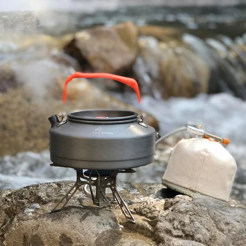 FireMaple Feast T3 Aluminium Kettle 0.8L (Black Handle)