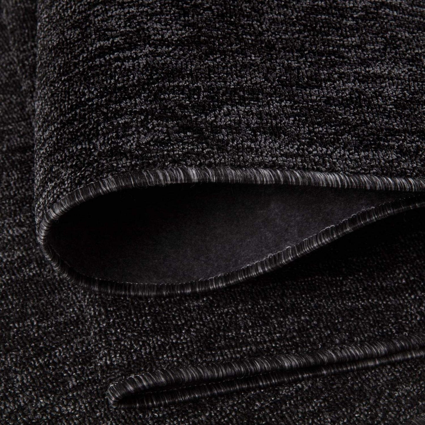 Flex Dark Grey Low Pile Solid  Rug