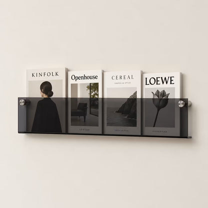 Floating Acrylic Magazine Holder