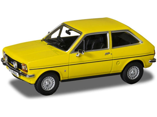 Ford Fiesta MkI 1.3 Ghia Signal Yellow 1:43 Scale Corgi Vanguards Diecast Model