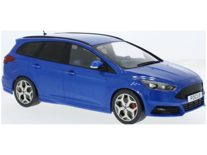 Ford Focus ST Estate 2014 Dark Blue Metallic 1:18 Scale Model Car Group Diecast