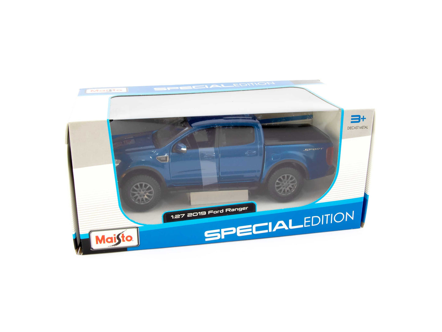 Ford Ranger 2019 blue - 1:27 Scale Model Car