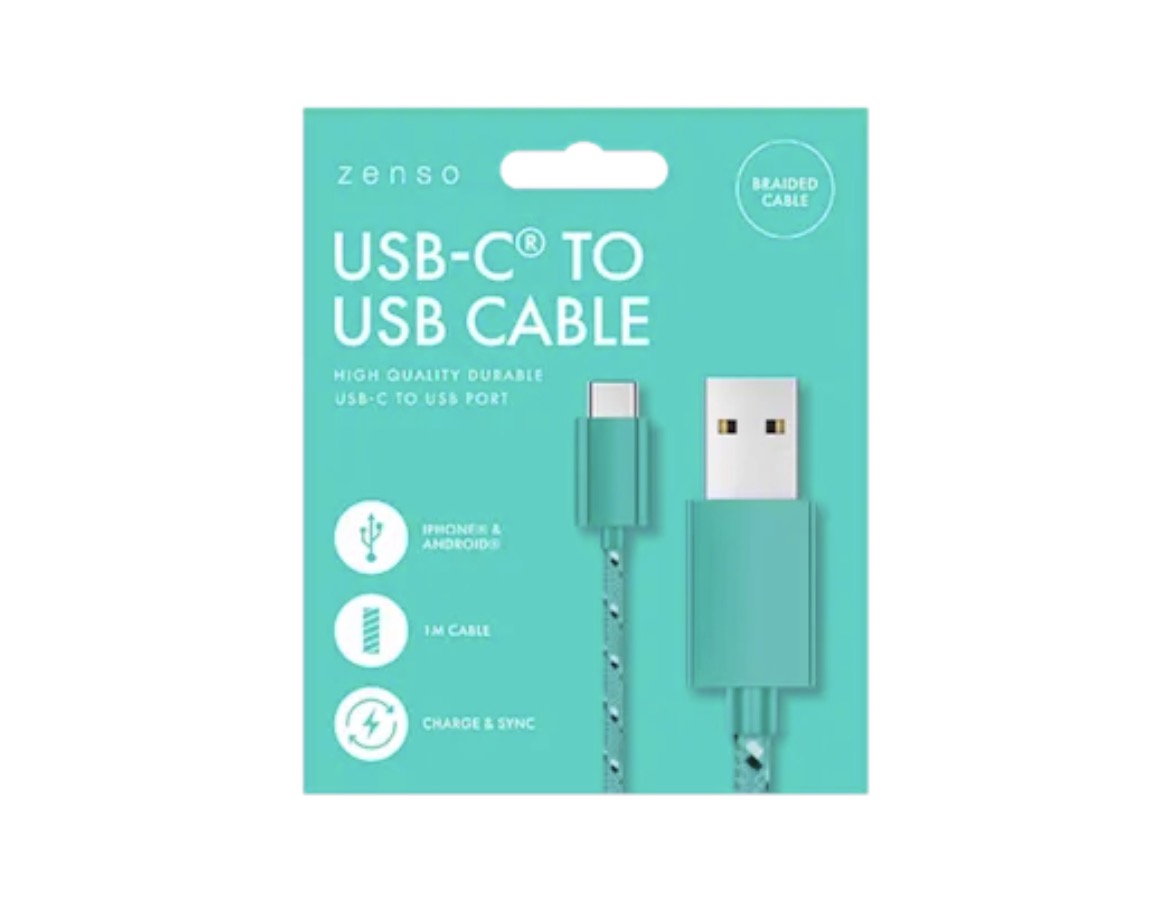 Type-C to USB cable 1m - braided