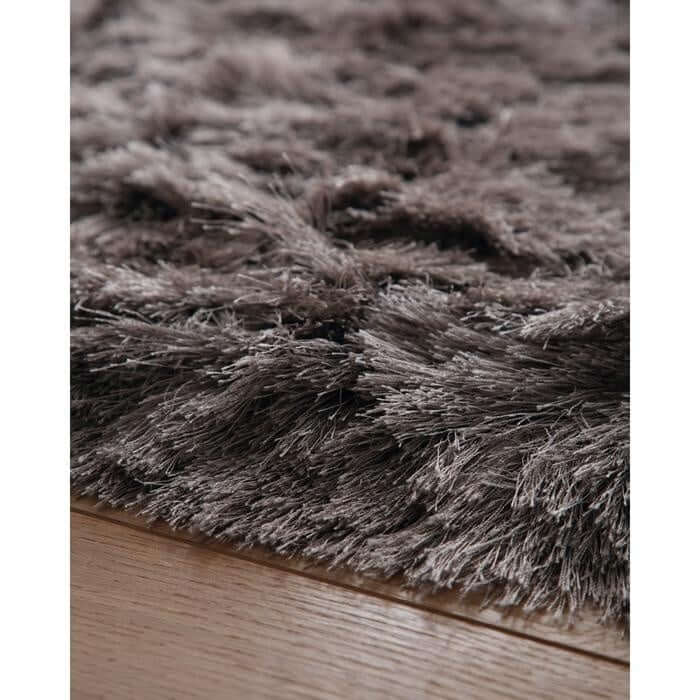 Glamour Shaggy Rug Plain Design