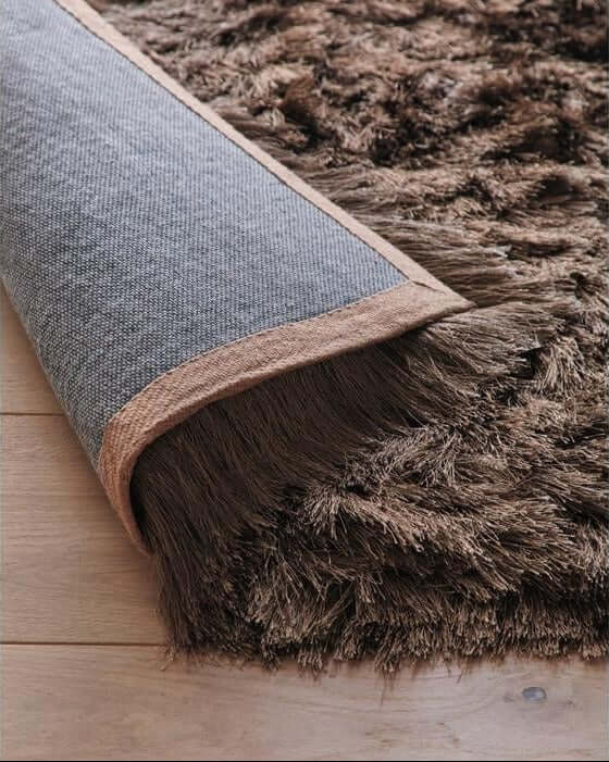 Glamour Shaggy Rug Plain Design