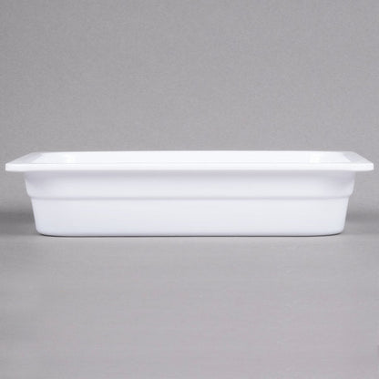 GN 1/2 White Melamine Gastronorm Pan 65mm Deep