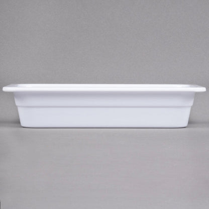 GN 1/3 White Melamine Gastronorm Pan 65mm Deep