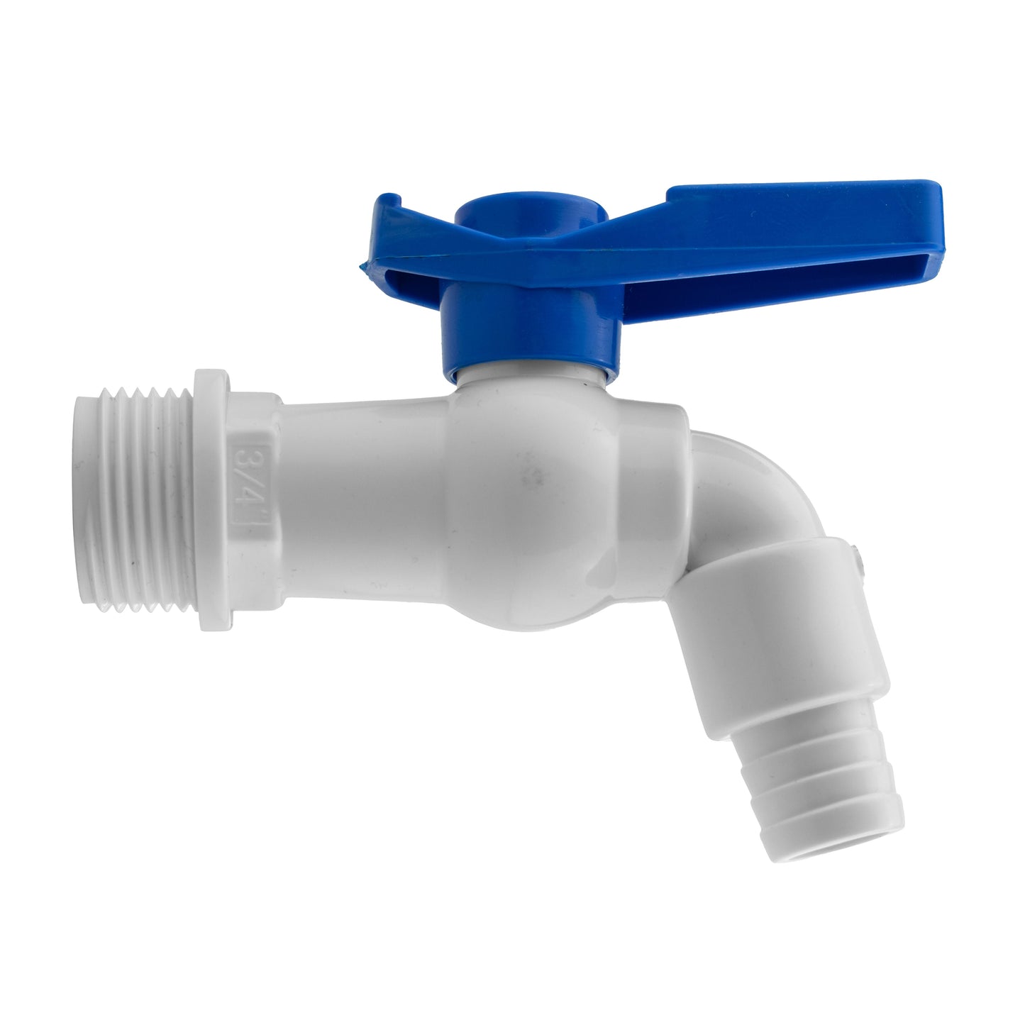 Water Butt Kit 3/4in with White PVC Tap and Drill Bit for DIY Workshop Accessory