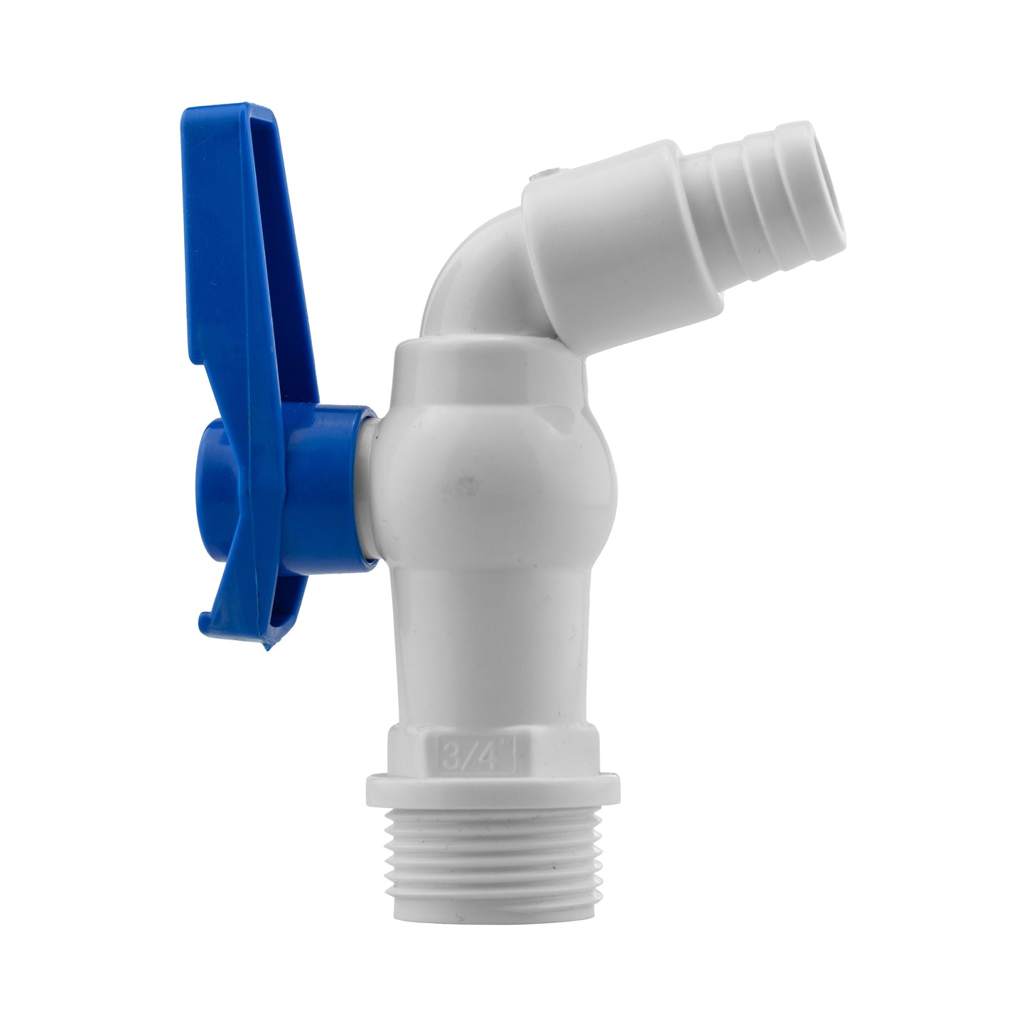 Water Butt Kit 3/4in with White PVC Tap and Drill Bit for DIY Workshop Accessory