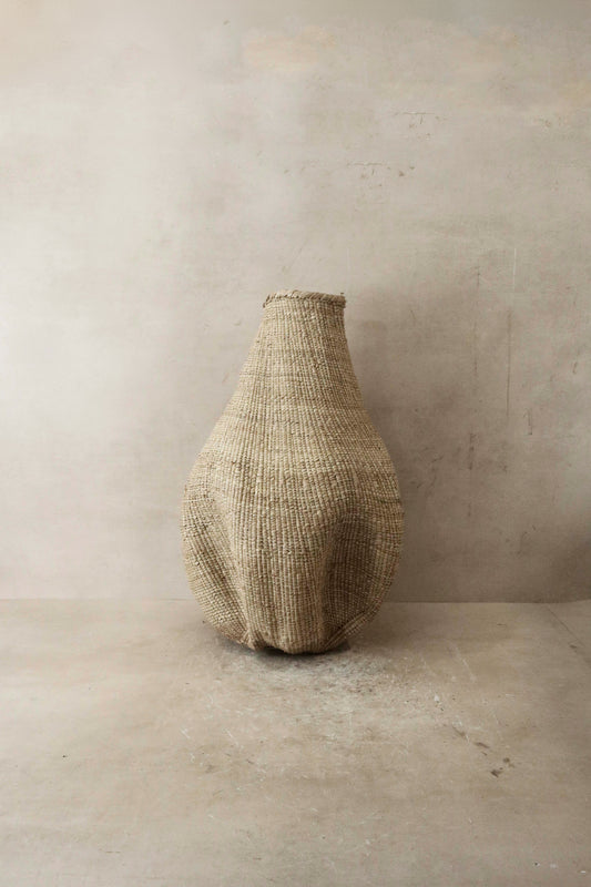Garlic Gourd woven basket - Zimbabwe - 56.3