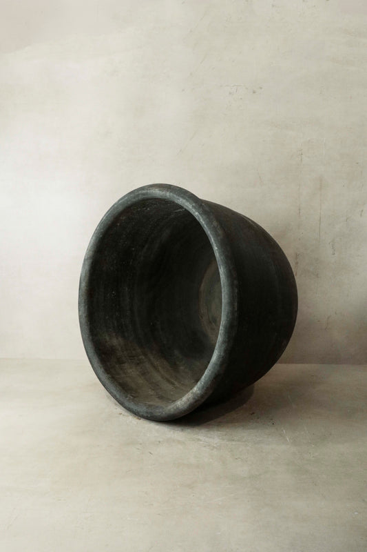 Big Old Grey Asian Pots- L002