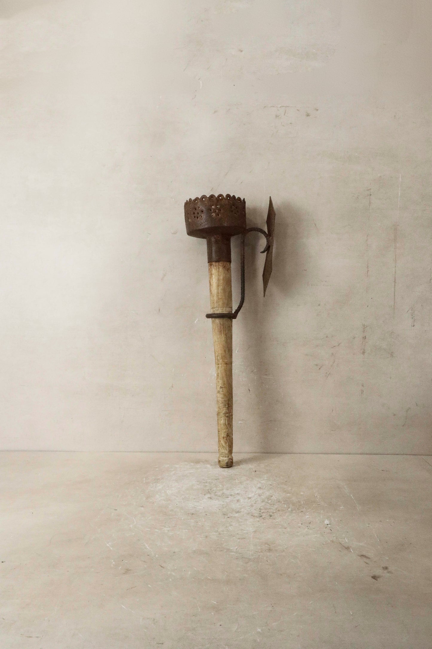 Vintage Teak Wall Torch - 151.1