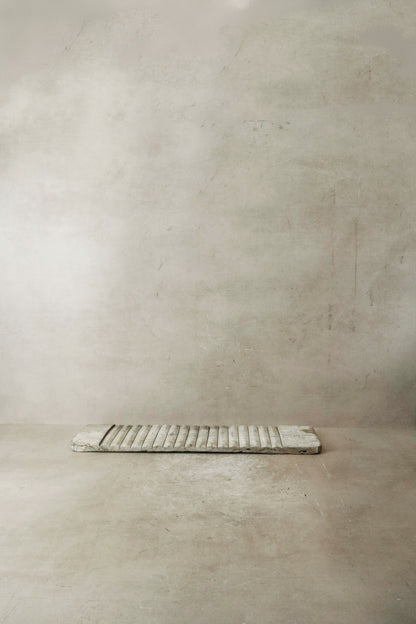Vintage Elm Wooden Washboard - 1