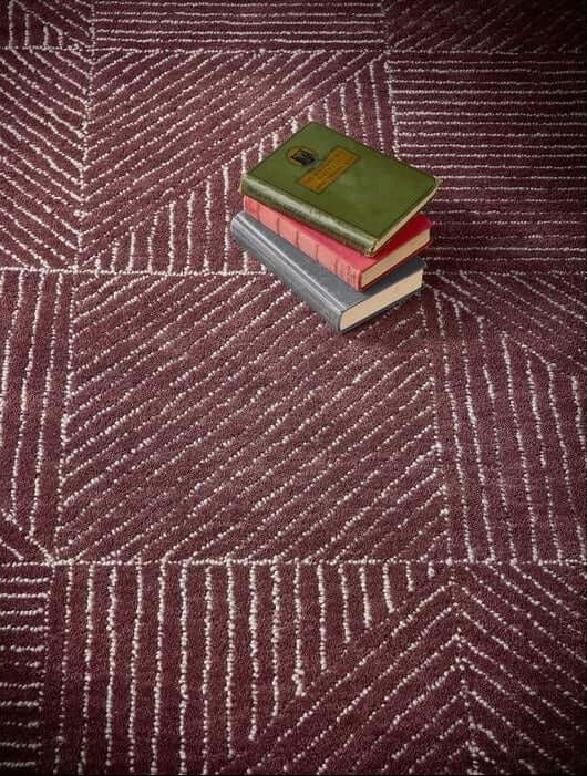 Modern Wool Rug Geometric Design