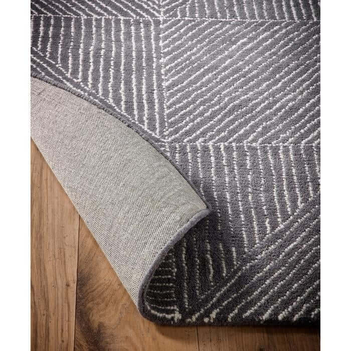 Modern Wool Rug Geometric Design