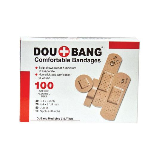 Premium 100Piece Comfortable Bandages Set with Moisture Control
