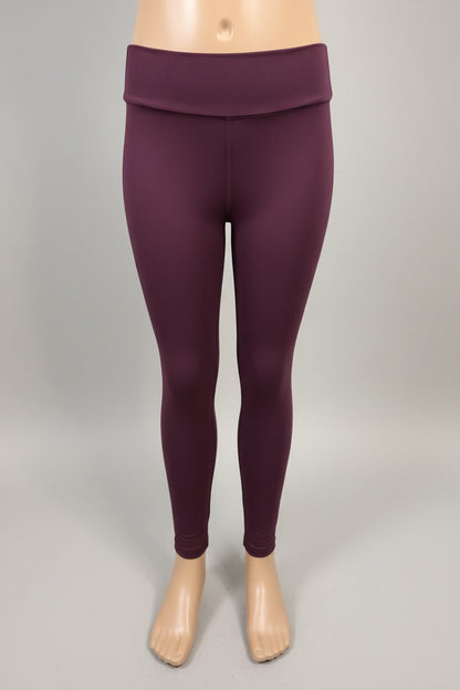 Solid colour, soft, stretch leggings in black, green, navy, grey, orange, pink, fuchsia, purple and more!
