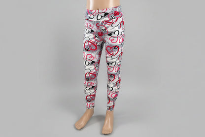 Heart design leggings