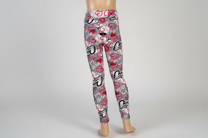 Heart design leggings