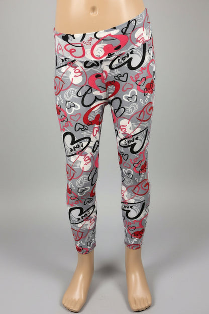 Heart design leggings