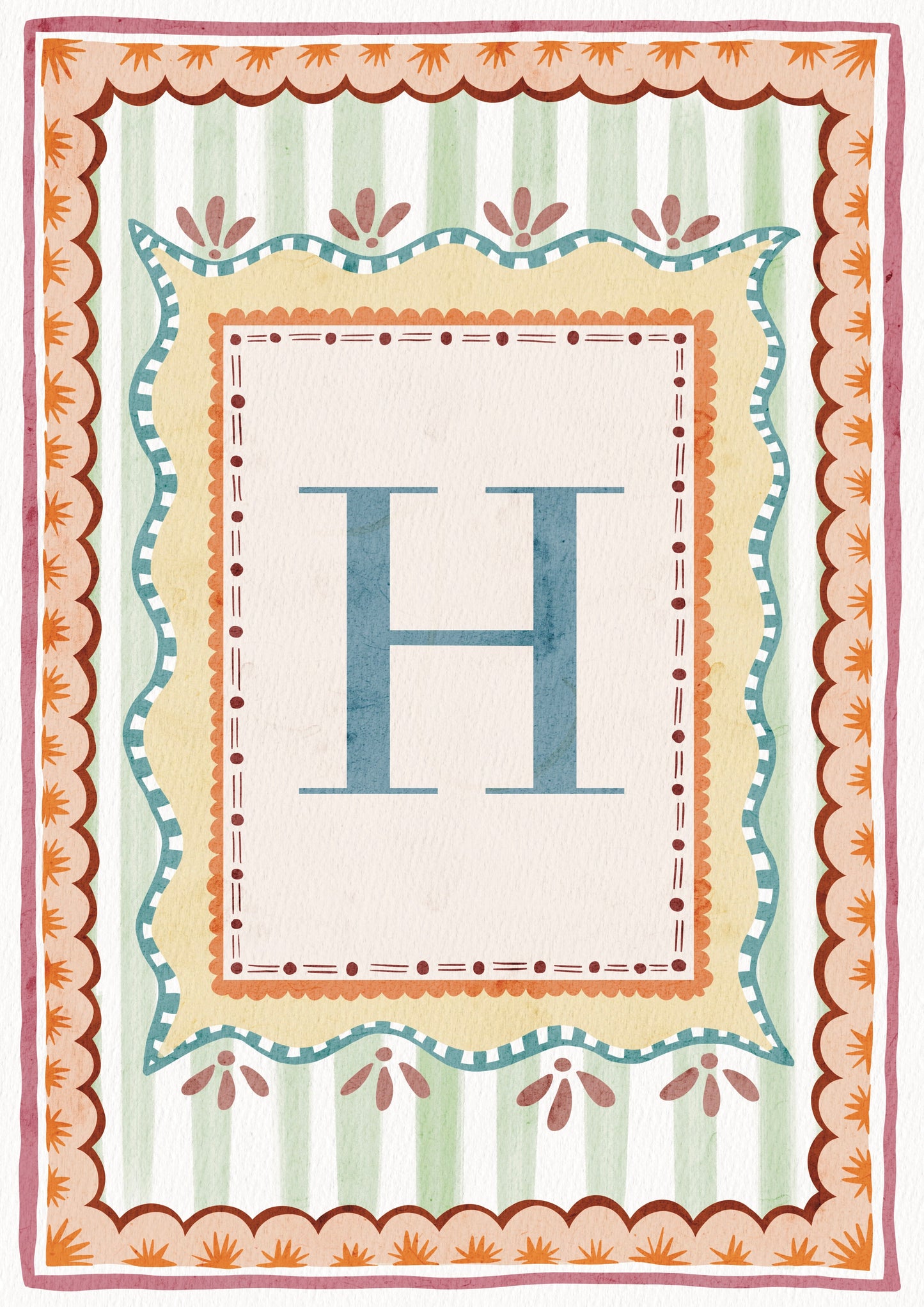 ALPHABET LETTERS ~ Blue / Pink / Green /