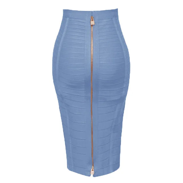 Elegant Sheath Skirt for Women – High Waist, Slim Fit, Office & Evening Wear
