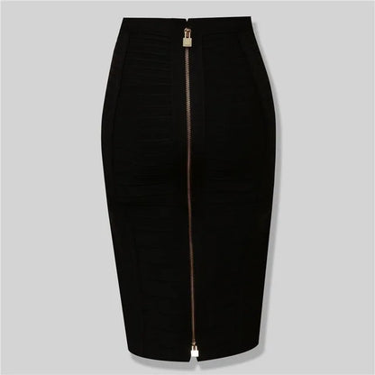 Elegant Sheath Skirt for Women – High Waist, Slim Fit, Office & Evening Wear