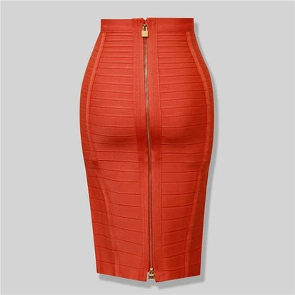 Elegant Sheath Skirt for Women – High Waist, Slim Fit, Office & Evening Wear
