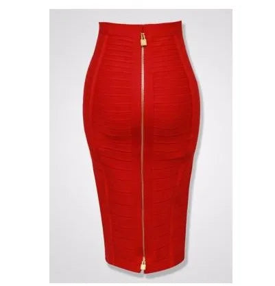 Elegant Sheath Skirt for Women – High Waist, Slim Fit, Office & Evening Wear