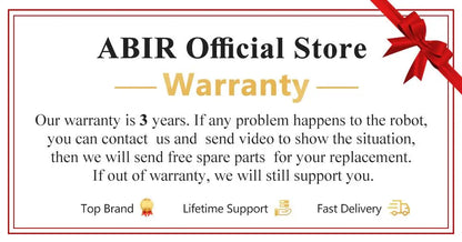 ABIR X6 Robot Vacuum Cleaner, Visual Navigation,APP Virtual Barrier,6000PA Suction,Smart Home Mop,Floor Carpet Washing Appliance