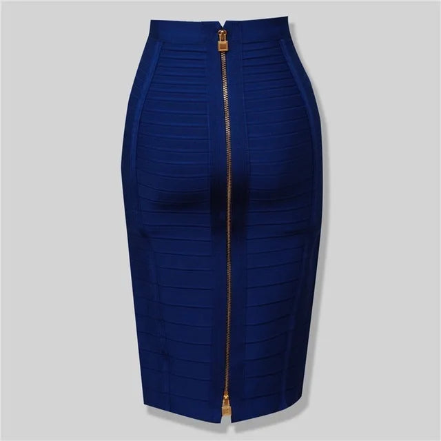 Elegant Sheath Skirt for Women – High Waist, Slim Fit, Office & Evening Wear