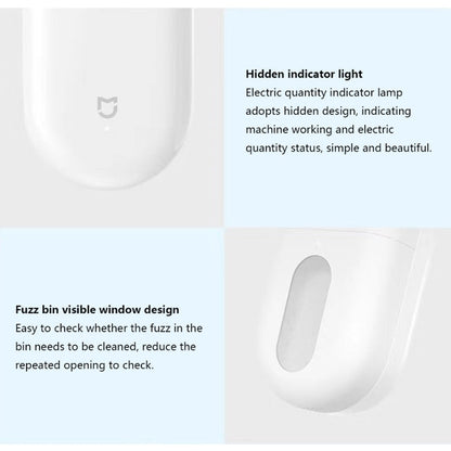 Original Xiaomi Mijia Mini Portable Shaver Wool Ball USB Charging Hair Remover Electric Lint Trimmer, Lint Remover 1
