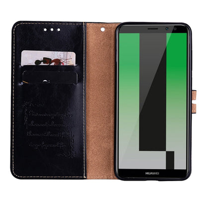 For Huawei Mate 10 Lite & Nova 2i Business Style Oil Wax Texture Horizontal Flip Leather Case with Holder & Card Slots & Wallet, For Huawei Mate 10 Lite, For Huawei Mate 10 Lite & Nova 2i