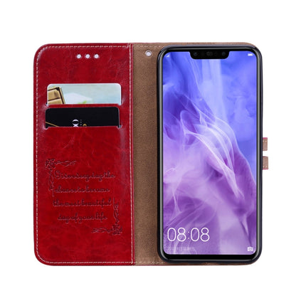 Business Style Oil Wax Texture Horizontal Flip Leather Case for Huawei Nova 3i & P smart Plus, with Holder & Card Slots & Wallet, For Huawei Nova 3i