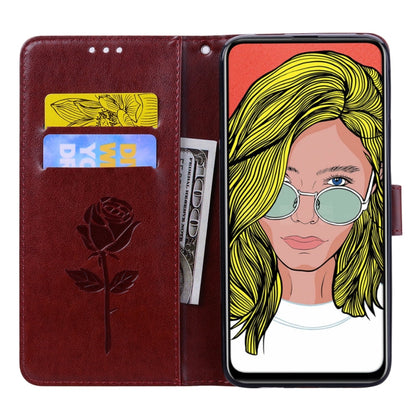 Rose Embossed Horizontal Flip PU Leather Case for Huawei P Smart Z, with Holder & Card Slots & Wallet, For Huawei P Smart Z